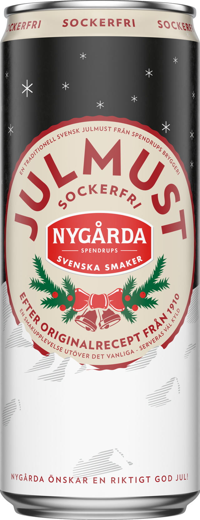 Nygårda Julmust Sockerfri 33cl Burk