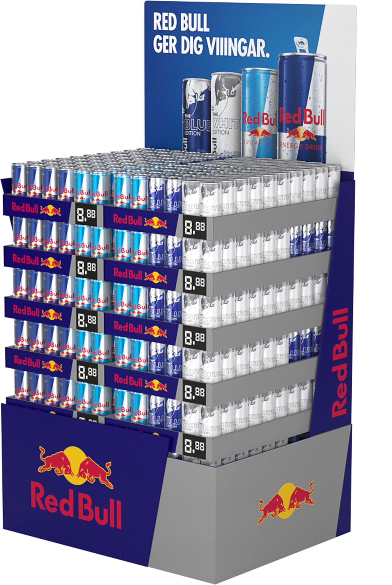 Red Bull 4 smaker 25cl 720st Halvpall
