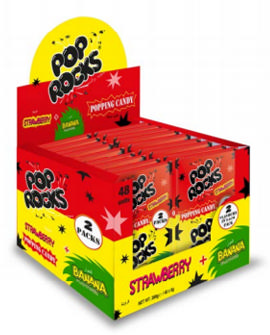 Pop Rocks Twinpack Jordgubb/Banan 6g