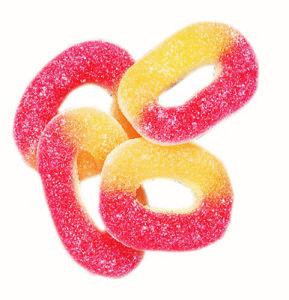 Trolli Persikoringar 1kg