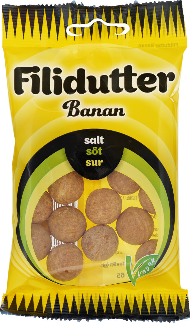 Filidutter Banan 65g