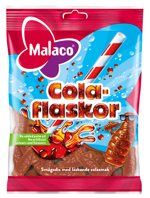 Malaco Colaflaskor 95g
