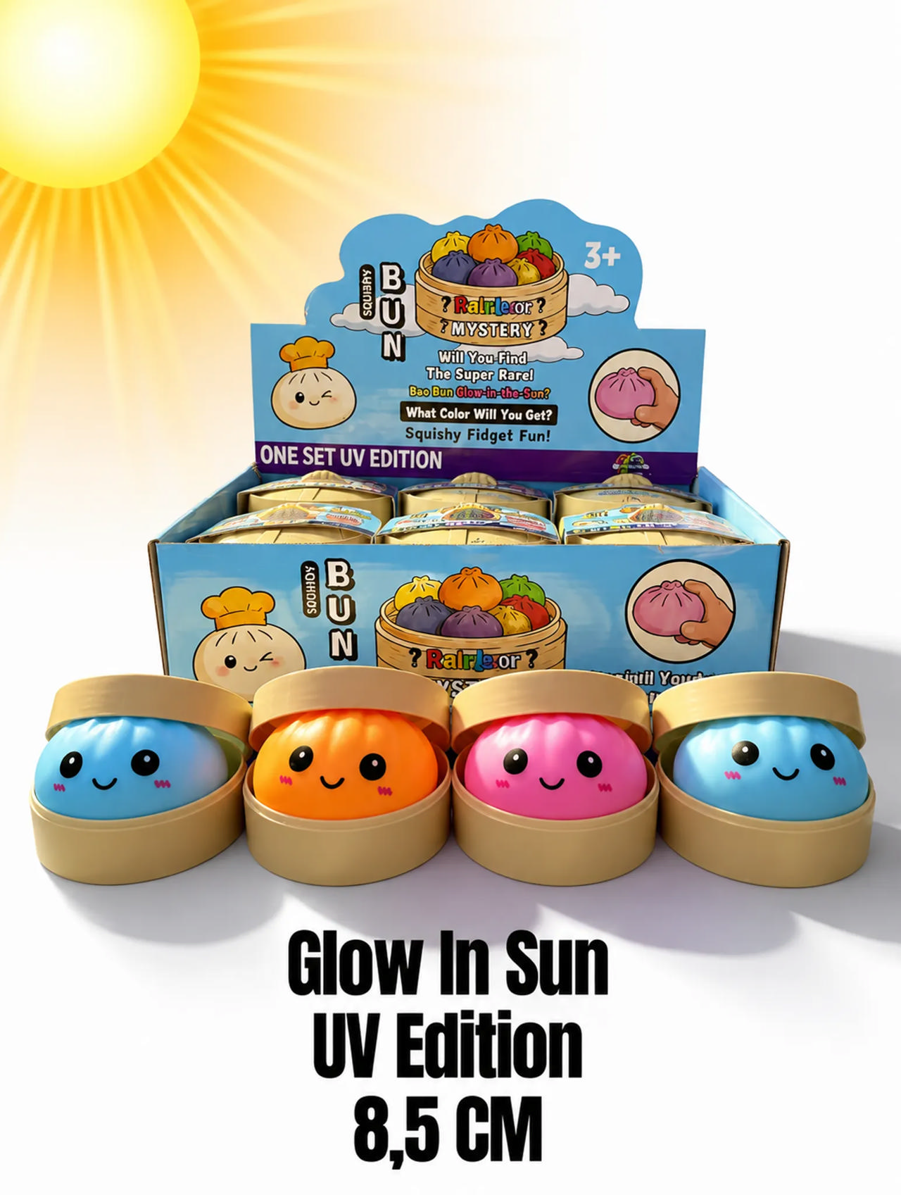 BUN Squishy Dumplings Glow In Sun UV Edition Stor