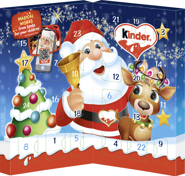 Kinder Kalender Tablett 113g