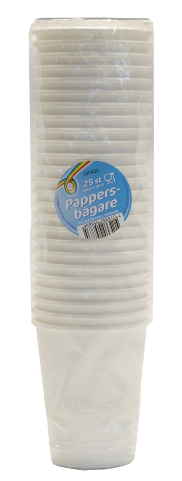 SPAR Pappersmugg 25cl Vit