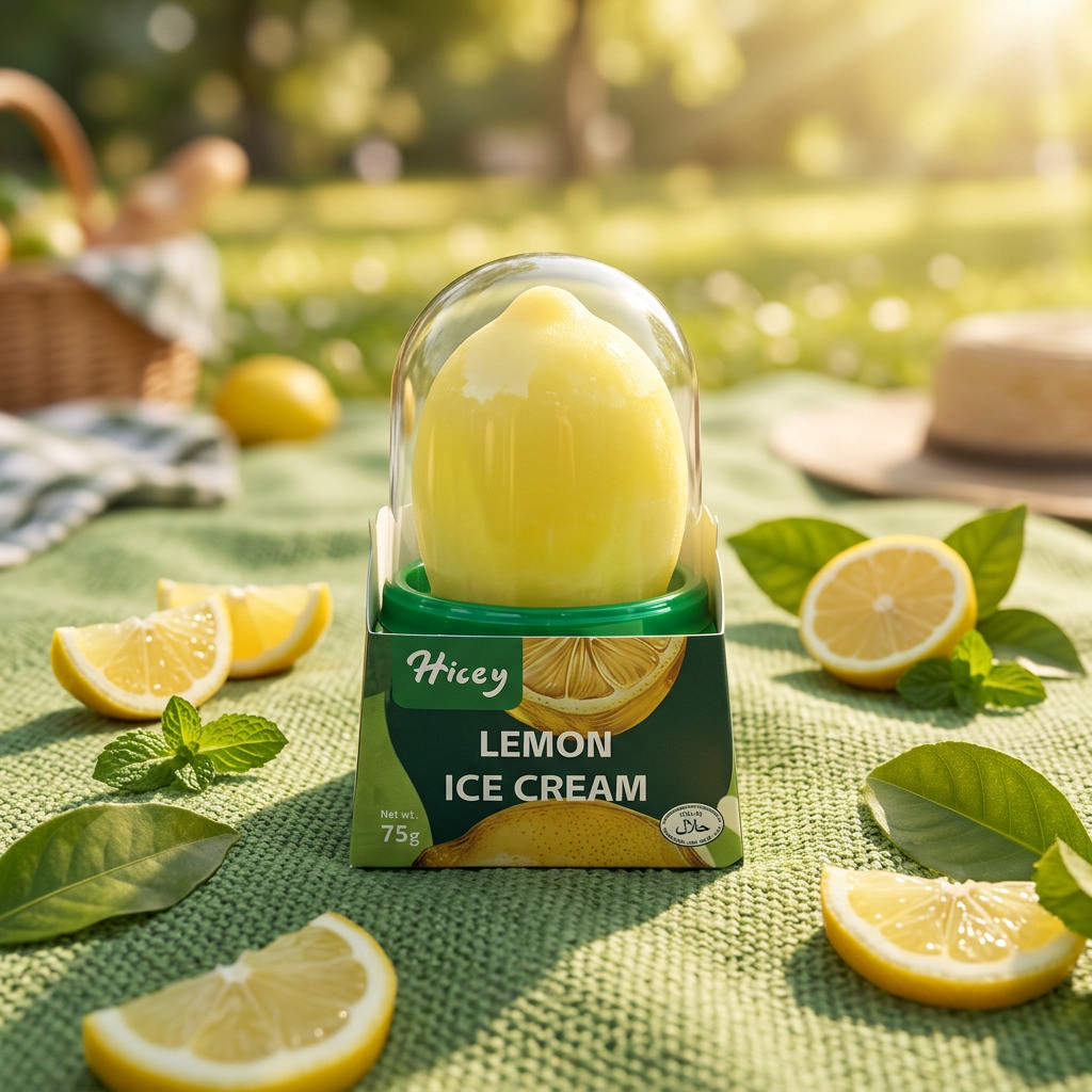 Hicey Ice Cream Lemon 75g