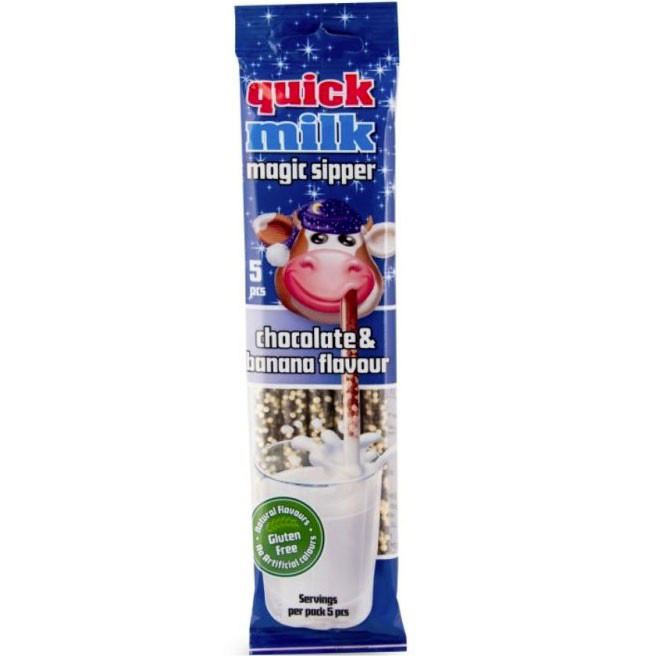 Quick Milk - Choklad & Banan 5-pack