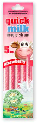 Quick Milk - Jordgubb 5-pack