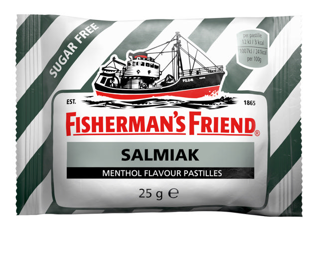 Fishermans Salmiak Sockerfri 25g