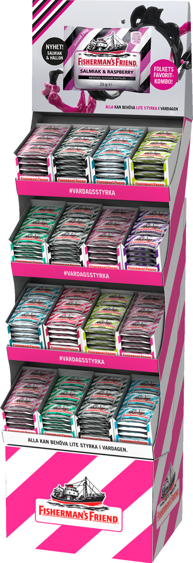 Fishermans Mix 5-sorter Display