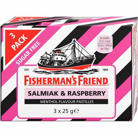 Fishermans Salmiak/Raspberry 3-pack