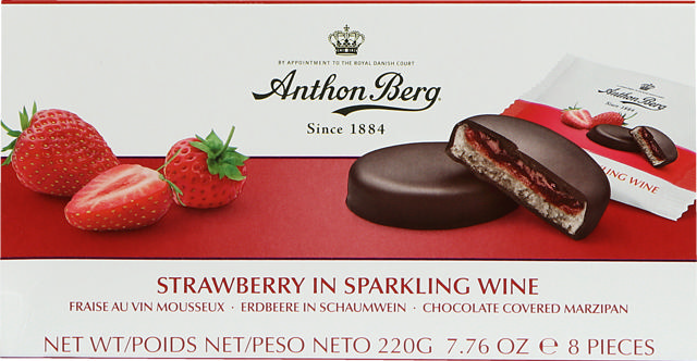 Anthon Berg Jordgubb i Mousserande Vin 220g