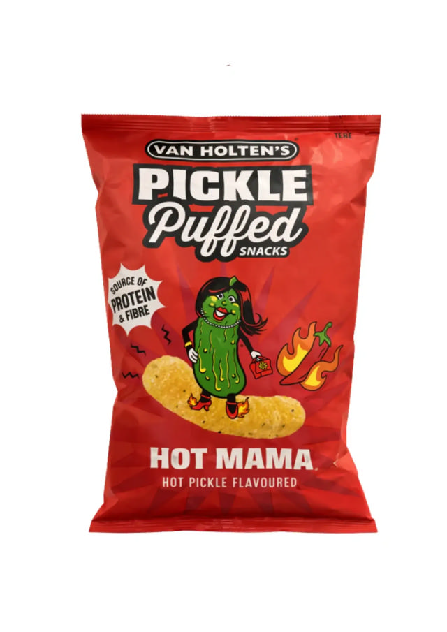 Van Holten’s Pickle Puffed Snacks Hot Mama