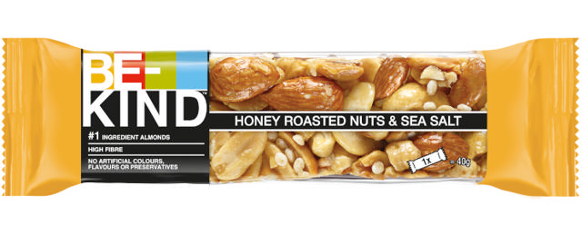 BE-Kind Honey Roasted Nuts & Sea Salt 40g