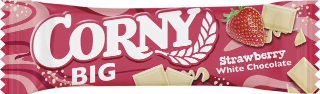 Corny Big Strawberry White Chocolate 50g