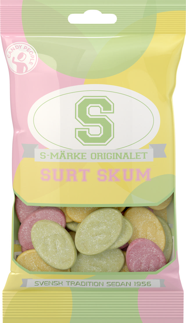 S-Märke Skum Surt 70g