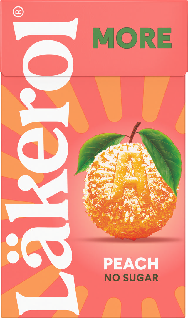 Läkerol More Peach 30g